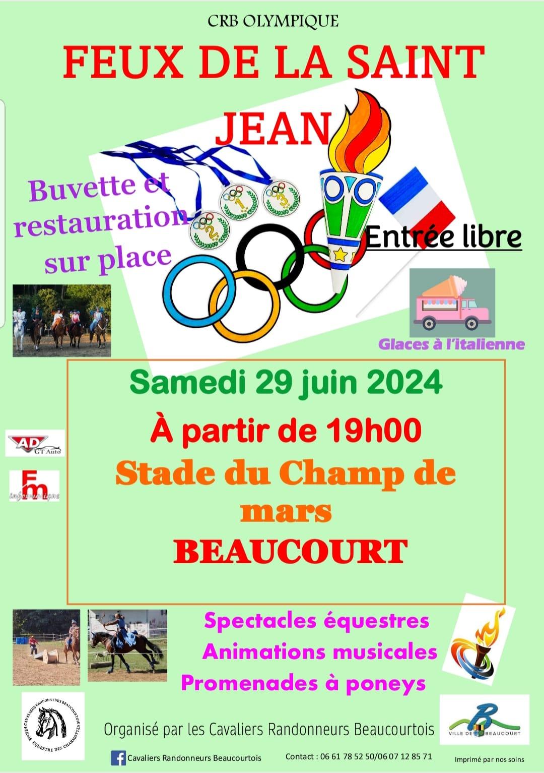 29 juin st jean beaucourt