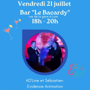 Vendredi 21 juillet bar le bacardy